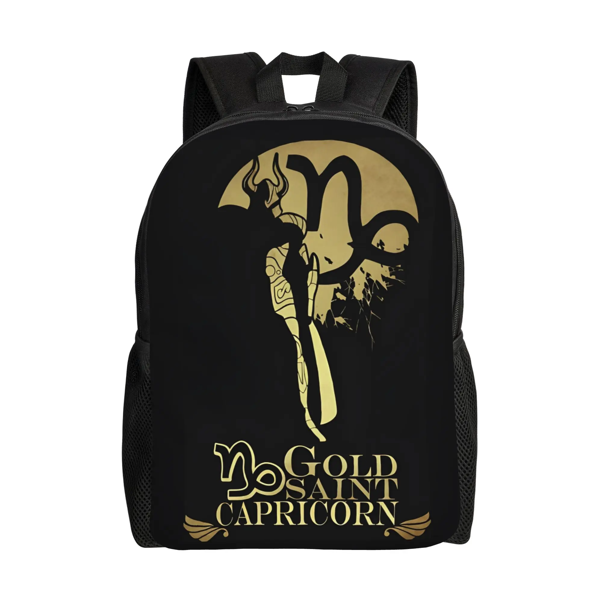 Bandai Gold Saint Capricorn backpack ita bag mochila Harajuku Design School Zipper Closure Rucksack
Bandai Gold Saint Capricorn backpack ita bag mochila Harajuku Design School Zipper Closure Rucksack