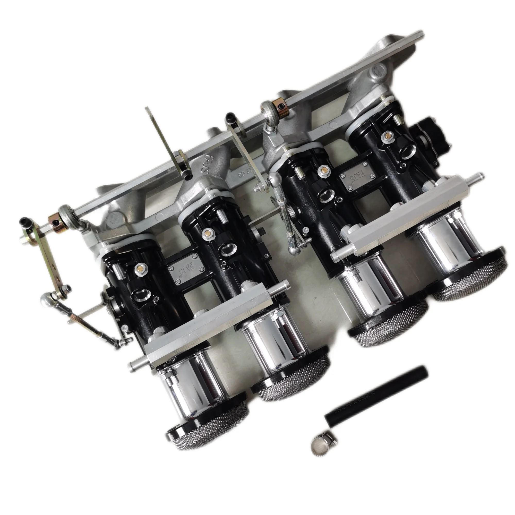 FAJS NO TZ5-42-40-6 Dual DCOE Throttle Body Conversion for TOYOTA COROLLA 2TC 3TC Top Rod Linkage With a Base
FAJS NO TZ5-42-40-6 Dual DCOE Throttle Body Conversion for TOYOTA COROLLA 2TC 3TC Top Rod Linkage With a Base
