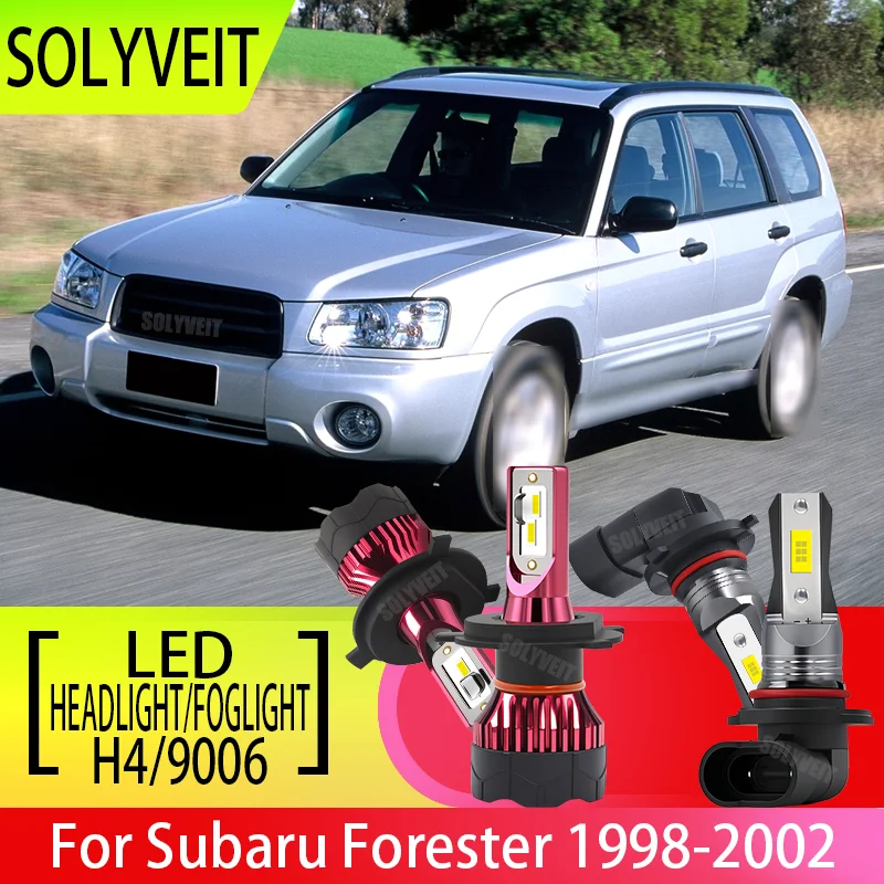 IP67 12V LED Headlight Fog Light Set Halogen Replacement H4 9006 Universal Fit For Subaru Forester 1998 1999 2000 2001 2002
IP67 12V LED Headlight Fog Light Set Halogen Replacement H4 9006 Universal Fit For Subaru Forester 1998 1999 2000 2001 2002
