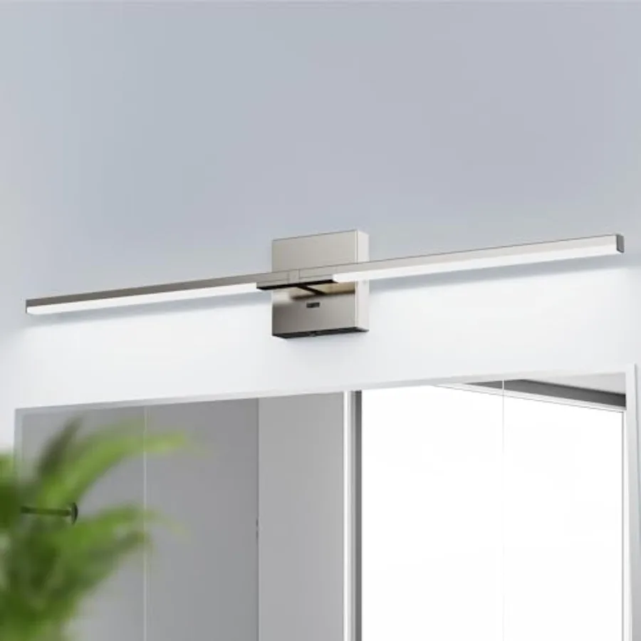 Modern Bathroom Vanity Light Built-in Dimmer 1450LM Dimmable 5CCT Led Bath Lights Bar Vanity Light for Bathroom Mirror Cabets B
Modern Bathroom Vanity Light Built-in Dimmer 1450LM Dimmable 5CCT Led Bath Lights Bar Vanity Light for Bathroom Mirror Cabets B