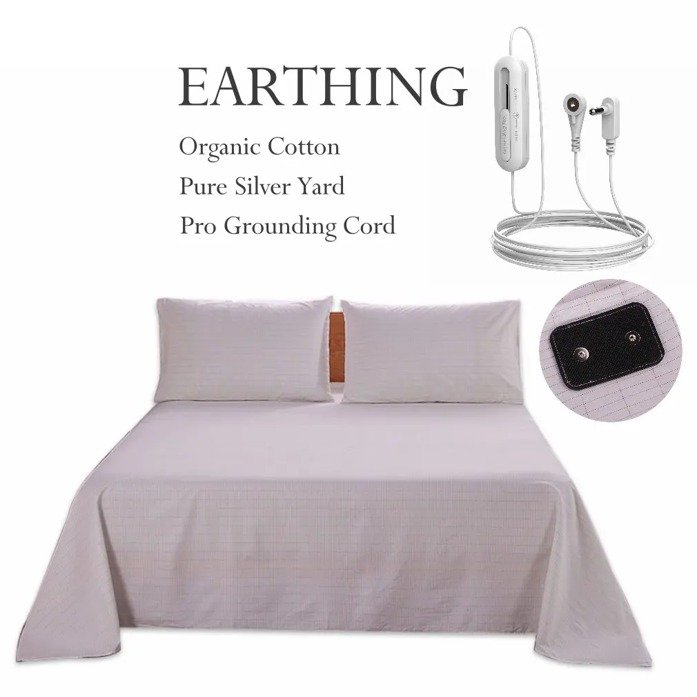 Earthing bed sheet 70*240cm organic cotton silver fabric wrinkle free Breathable flat sheet white Not include Pillowcase
Earthing bed sheet 70*240cm organic cotton silver fabric wrinkle free Breathable flat sheet white Not include Pillowcase