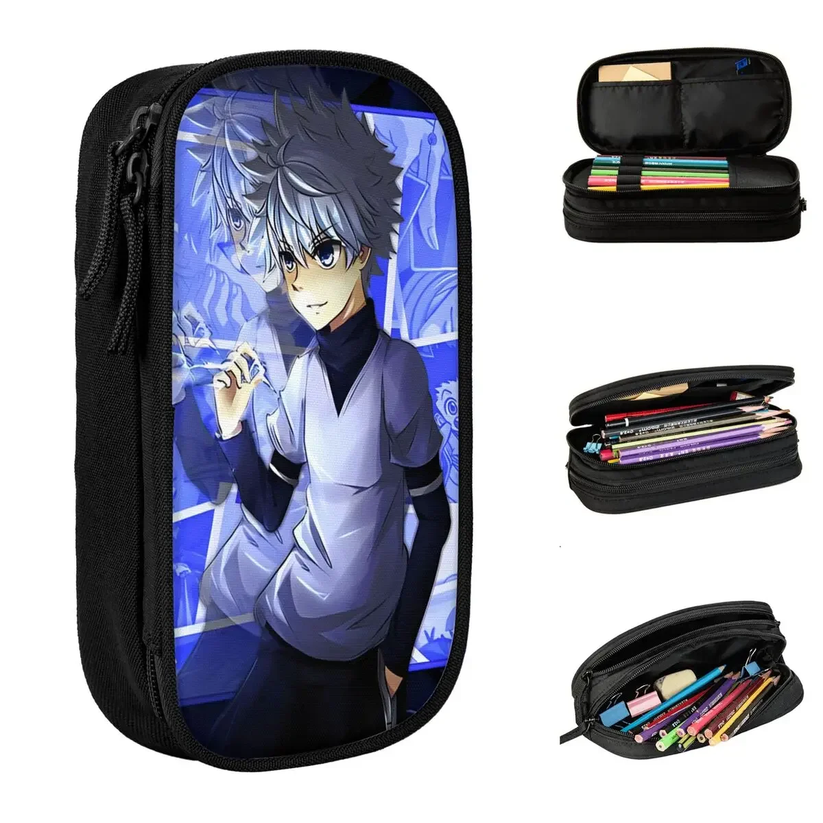 Killua Hunter X Hunter Pencil Case Anime Cartoon Pencil Pouch Pen Box for Student Big Capacity Bags Students School Stationery
Killua Hunter X Hunter Pencil Case Anime Cartoon Pencil Pouch Pen Box for Student Big Capacity Bags Students School Stationery