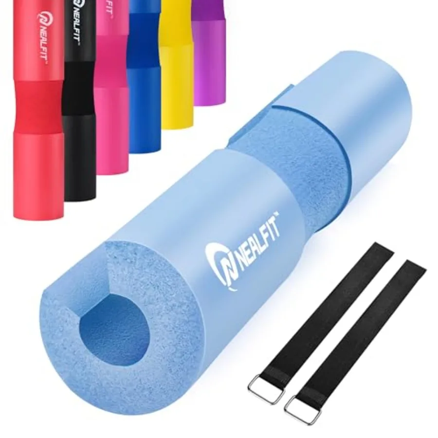 Barbell Pad Squat Pad for Squats—Squat Bar Pad—Great for Weightlifting, Lunges and Hip Thrusts—Foam Sponge Pad—Fit Standard and
Barbell Pad Squat Pad for Squats—Squat Bar Pad—Great for Weightlifting, Lunges and Hip Thrusts—Foam Sponge Pad—Fit Standard and