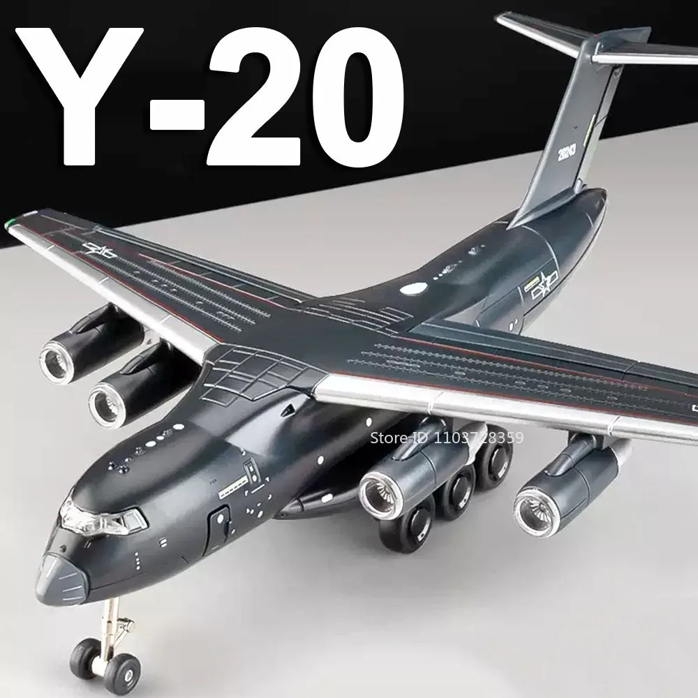 1:180 Scale Y-20 Transport Aircraft Model Toys Alloy Diecast Sound Light Doors Opened Pull Back Ornament Models for Kids Gifts
1:180 Scale Y-20 Transport Aircraft Model Toys Alloy Diecast Sound Light Doors Opened Pull Back Ornament Models for Kids Gifts