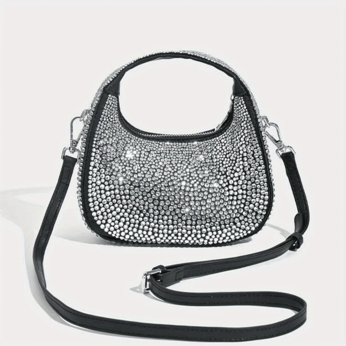 Banquet Bag Shiny Handmade Diamond Bag Wedding Handbag Silver Chain Shoulder Bag for Women Clutch Purse Сумка Женская Purse Chic
Banquet Bag Shiny Handmade Diamond Bag Wedding Handbag Silver Chain Shoulder Bag for Women Clutch Purse Сумка Женская Purse Chic
