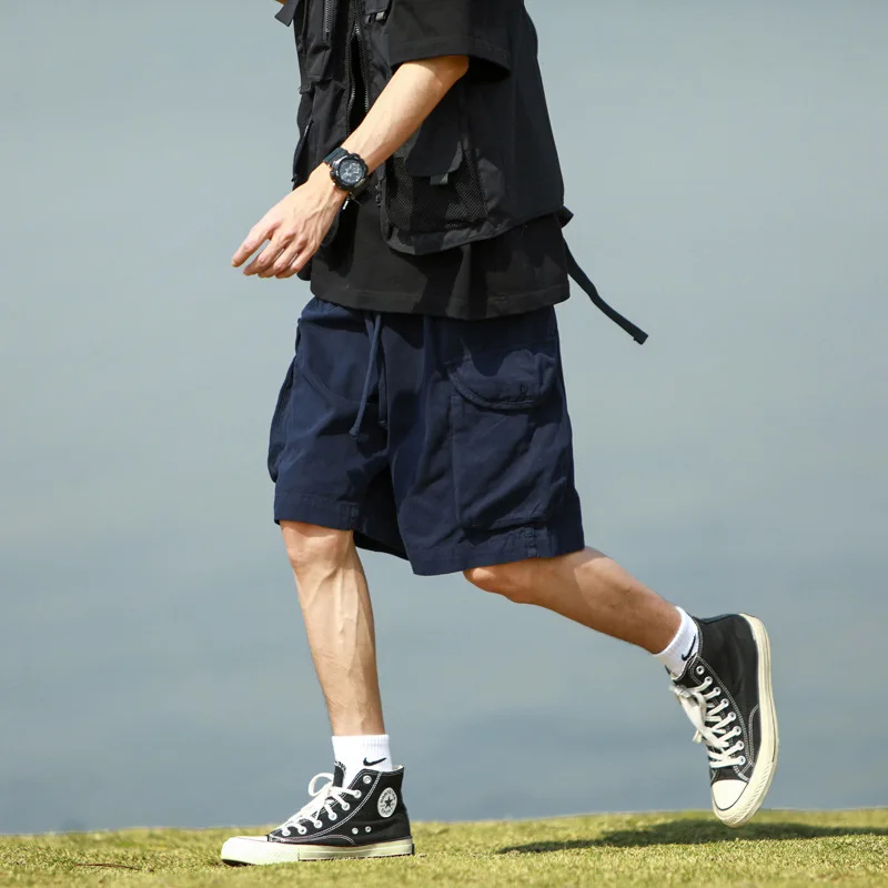 2026 Summer Men Japanese Fashion Multi Pocket Wide Leg Workwear Shorts Straight Loose Five Quarter Pants Outdoor Casual Streetwe
2026 Summer Men Japanese Fashion Multi Pocket Wide Leg Workwear Shorts Straight Loose Five Quarter Pants Outdoor Casual Streetwe