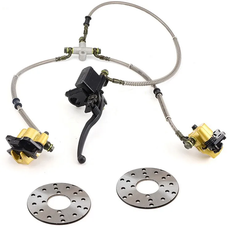 ATV beach car modification accessories DIY one to two front hand and foot disc brake brake double disc brake pump
ATV beach car modification accessories DIY one to two front hand and foot disc brake brake double disc brake pump
