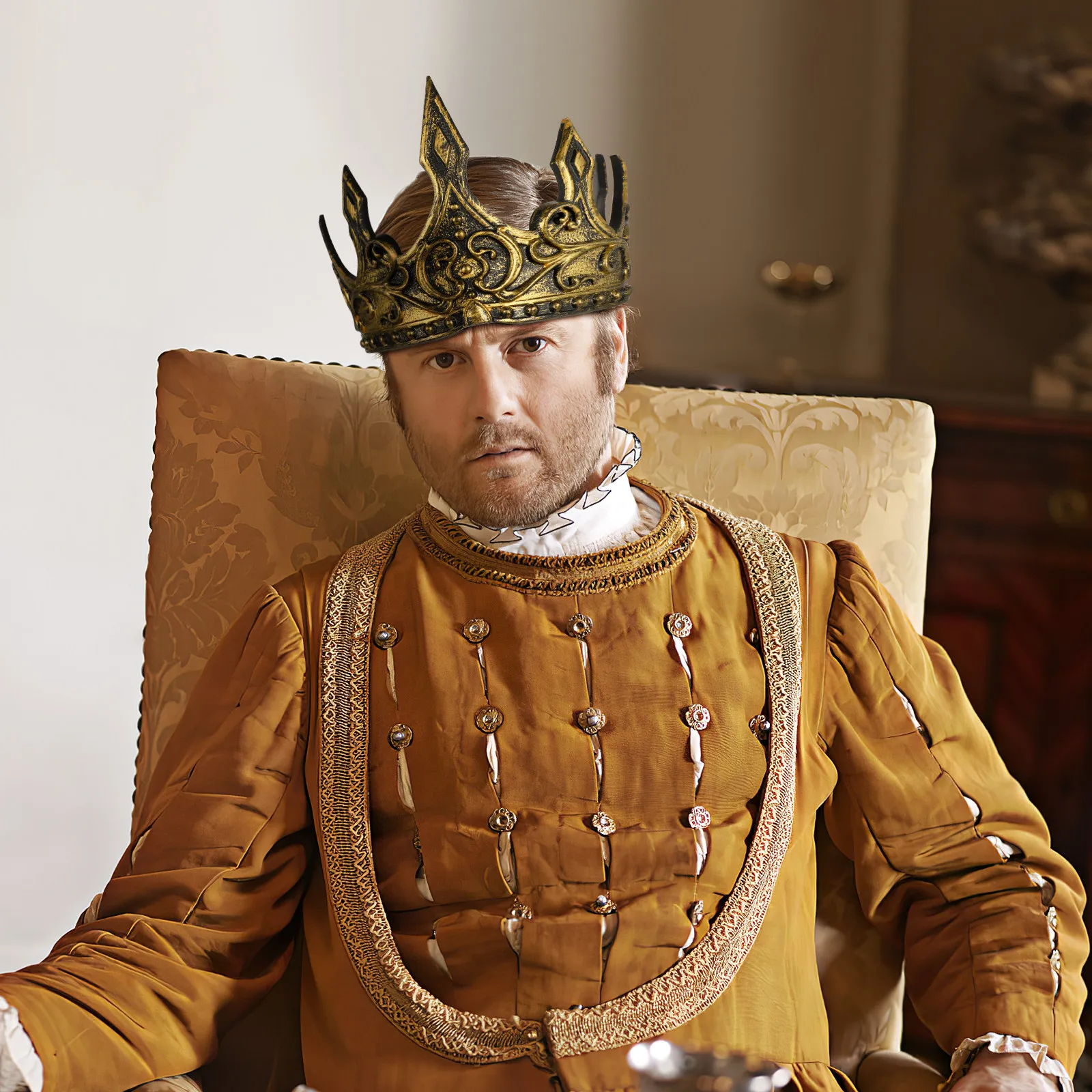 3D Kings Crown for Men PU Foam Medieval Style Elastic Back Crown for Prom King Halloween Cosplay Party Vintage Performance
3D Kings Crown for Men PU Foam Medieval Style Elastic Back Crown for Prom King Halloween Cosplay Party Vintage Performance