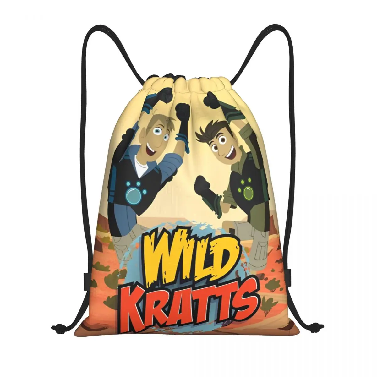 Рюкзак на шнурке в стиле аниме Wild Kratts, спортивный рюкзак для спортзала, сумки на шнурке для тренировок
Рюкзак на шнурке в стиле аниме Wild Kratts, спортивный рюкзак для спортзала, сумки на шнурке для тренировок