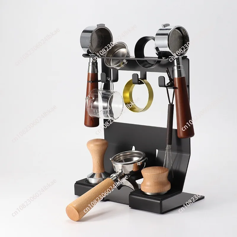 Bar counter, coffee utensils, storage rack, coffee handle, powder press, cloth powder maker, placement and arrangement
Bar counter, coffee utensils, storage rack, coffee handle, powder press, cloth powder maker, placement and arrangement
