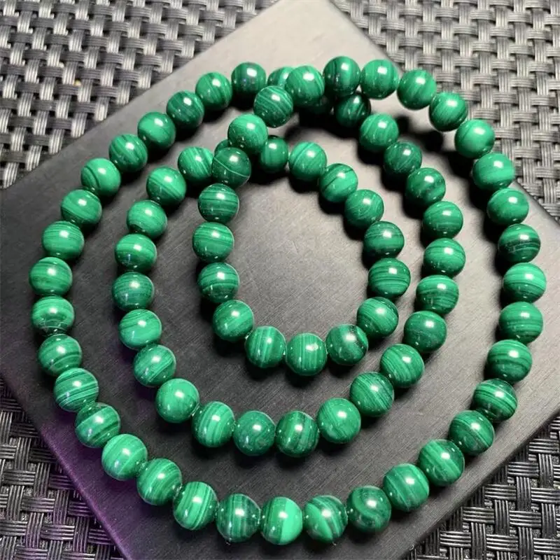 7.2MM Natural Malachite Triple Circle Bracelet Women Reiki Healing Strand Bangles Jewelry For Female Gift 1PCS
7.2MM Natural Malachite Triple Circle Bracelet Women Reiki Healing Strand Bangles Jewelry For Female Gift 1PCS