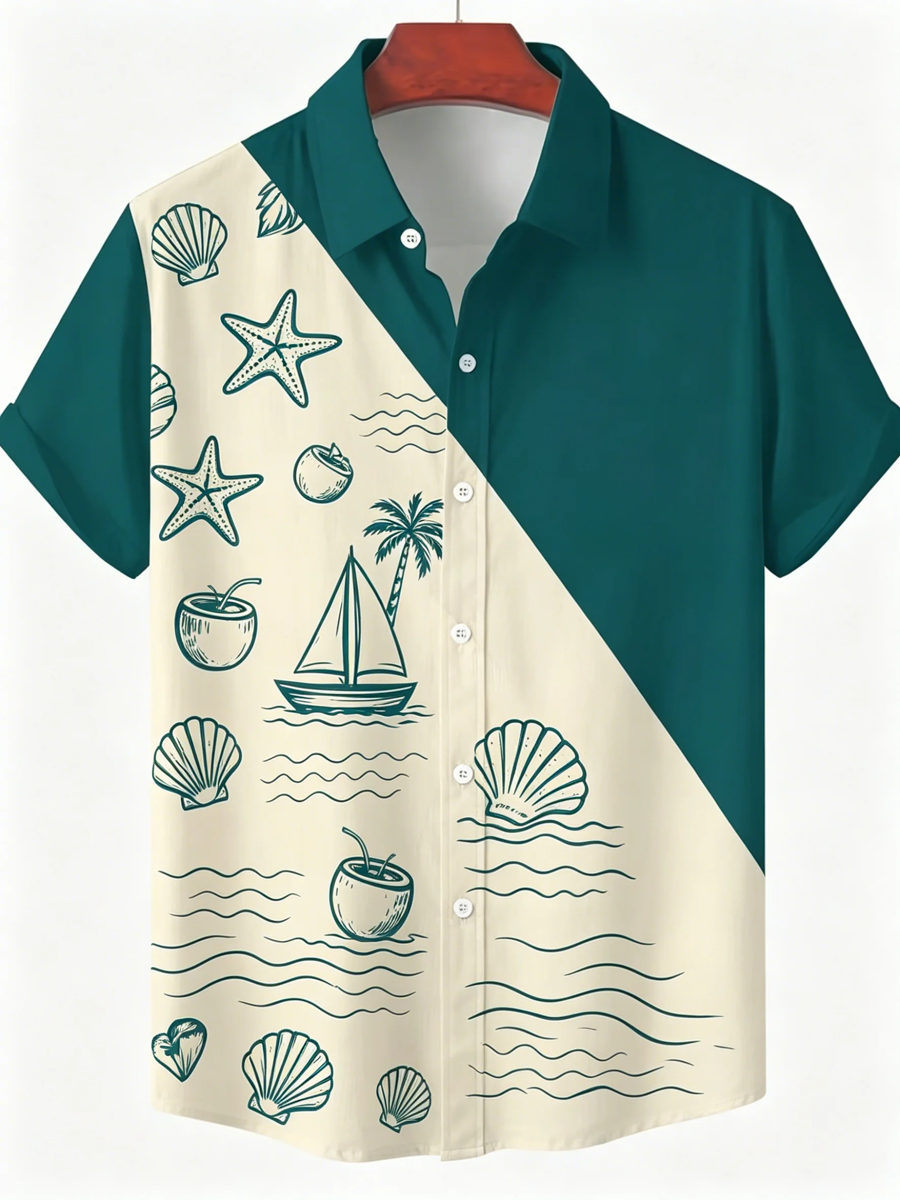2026 Men Stylish Hawaiian Pattern Short Sleeve Shirt Loose Casual Top For Party Travel Leisure Street Outfit
2026 Men Stylish Hawaiian Pattern Short Sleeve Shirt Loose Casual Top For Party Travel Leisure Street Outfit