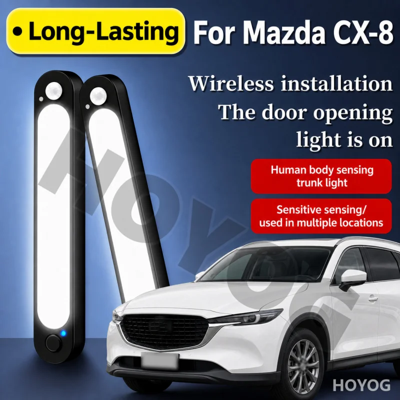 For Mazda CX-8 2017-2026 Car Boot Light LED Lamp Motion Sensor Magnetic USB Rechargeable Trunk Cargo Light SUV Interior Cabin
For Mazda CX-8 2017-2026 Car Boot Light LED Lamp Motion Sensor Magnetic USB Rechargeable Trunk Cargo Light SUV Interior Cabin
