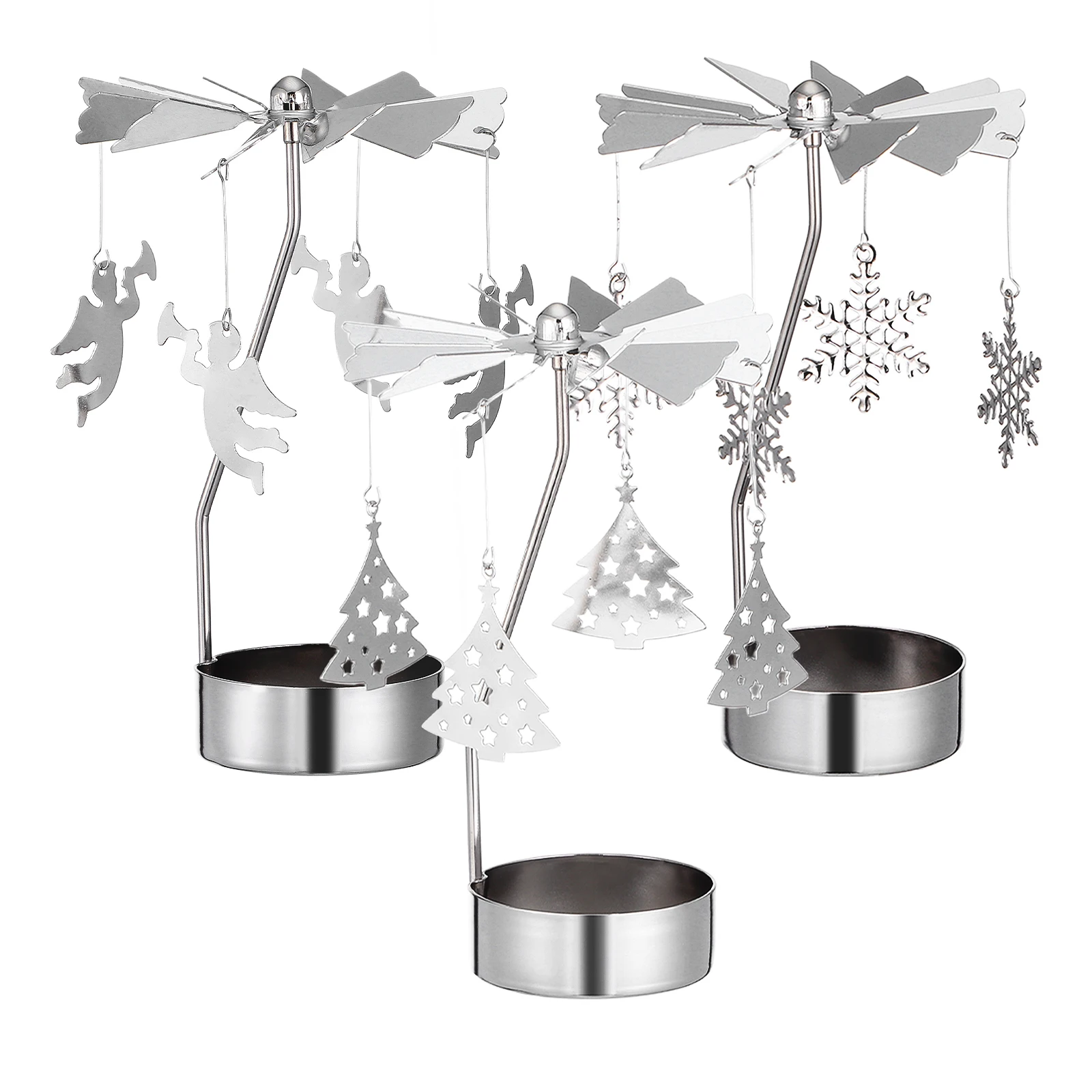3Pcs Metal Candlestick Revolving Lantern Black Decorative Iron Table Accessories Wrought Home Elegant Christmas Angel
3Pcs Metal Candlestick Revolving Lantern Black Decorative Iron Table Accessories Wrought Home Elegant Christmas Angel