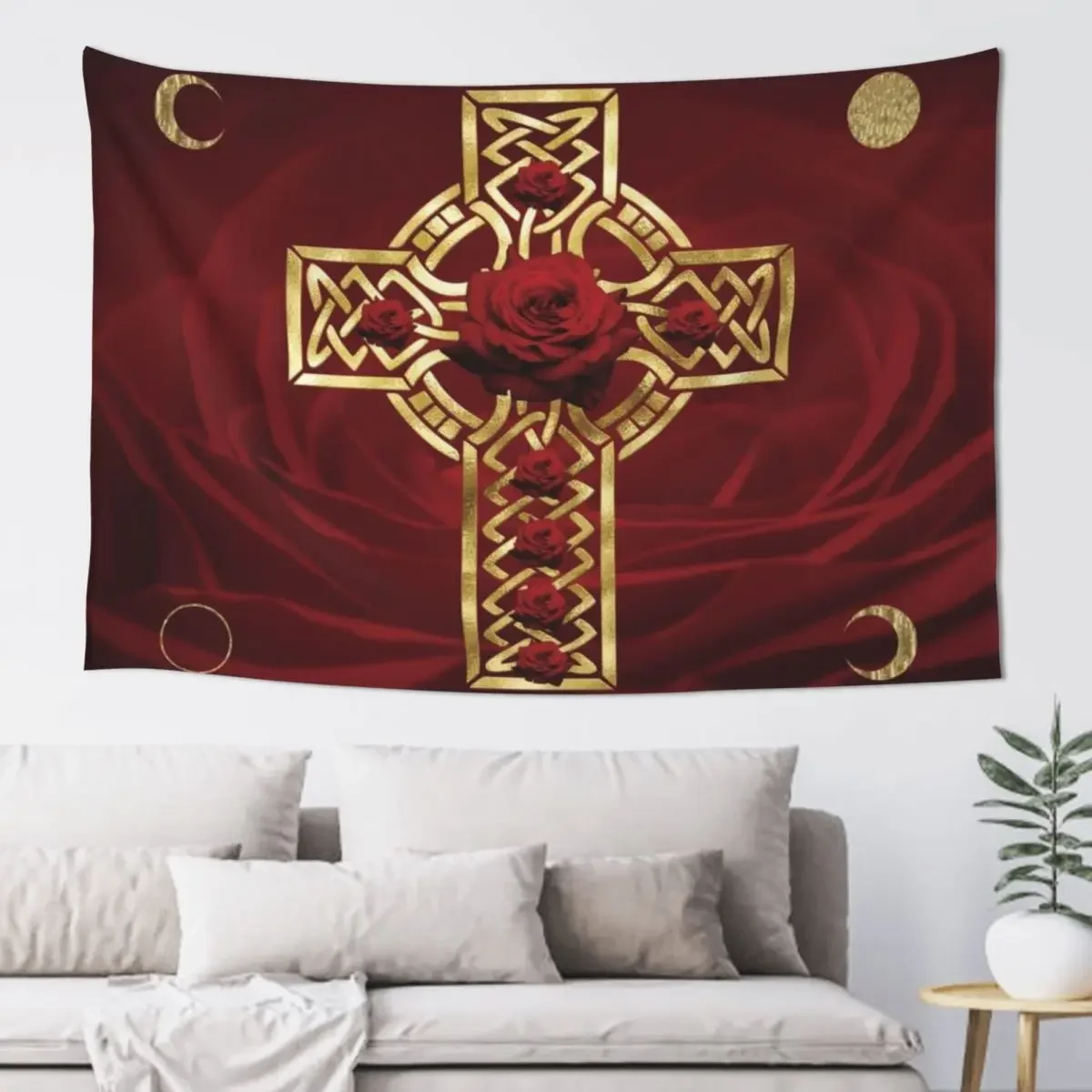 Red Rose Magdalene Cross Tapestry Decoration Room House Decor Room Decor Korean Style Tapestry
Red Rose Magdalene Cross Tapestry Decoration Room House Decor Room Decor Korean Style Tapestry