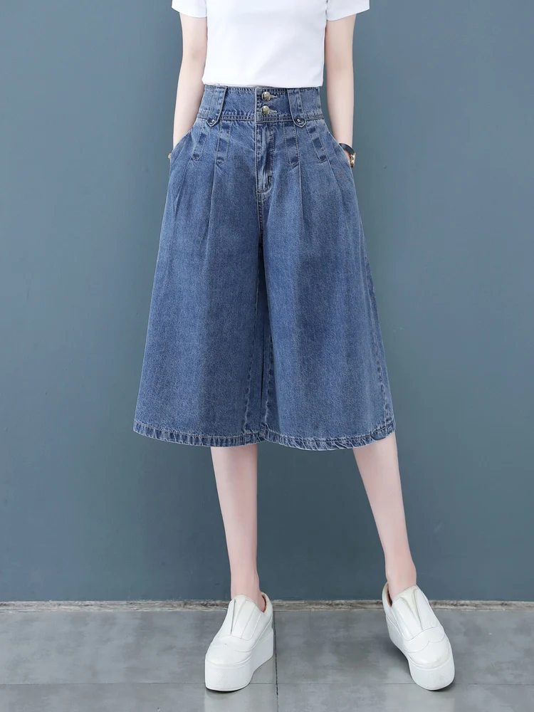 Wide Leg Jeans Women's Summer Thin New Loose Casual Skirt Pants High Waist Slimming Seven-Foot Wide Leg Pants
Wide Leg Jeans Women's Summer Thin New Loose Casual Skirt Pants High Waist Slimming Seven-Foot Wide Leg Pants