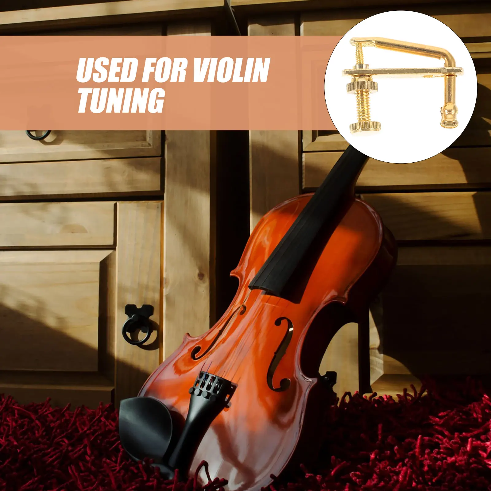 4pcs Fine Tuners Metal Tuning Keys For 4/4 3/4 Violins Small Violin Tuner Lightweight String Adjuster Tool Violin Accessories
4pcs Fine Tuners Metal Tuning Keys For 4/4 3/4 Violins Small Violin Tuner Lightweight String Adjuster Tool Violin Accessories