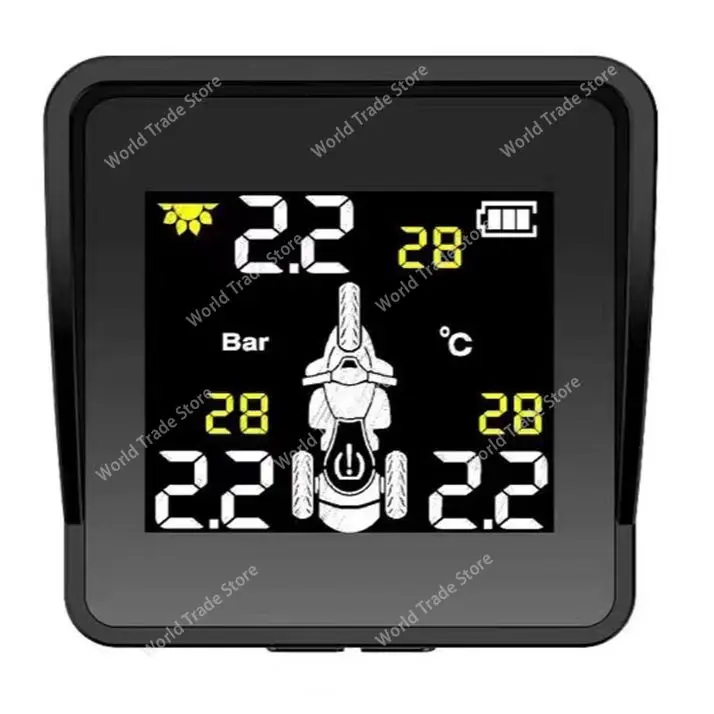External High-Precision Wireless Tire Pressure Monitor for Forward & Reverse Tricycles
External High-Precision Wireless Tire Pressure Monitor for Forward & Reverse Tricycles