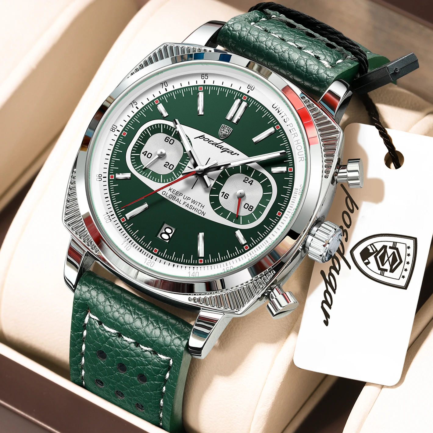 POEDAGAR Youth Fashion Quartz Men Wristwatch Luminous Waterproof Chronograph Date Man Clock Leather Business Men's Watches Reloj
POEDAGAR Youth Fashion Quartz Men Wristwatch Luminous Waterproof Chronograph Date Man Clock Leather Business Men's Watches Reloj