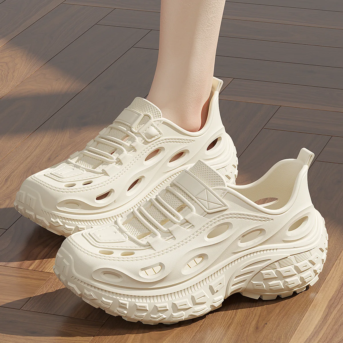 Men's 2025 new summer thickened soft soled sandals for both men and women, outdoor beach shoes, casual slippers
Men's 2025 new summer thickened soft soled sandals for both men and women, outdoor beach shoes, casual slippers