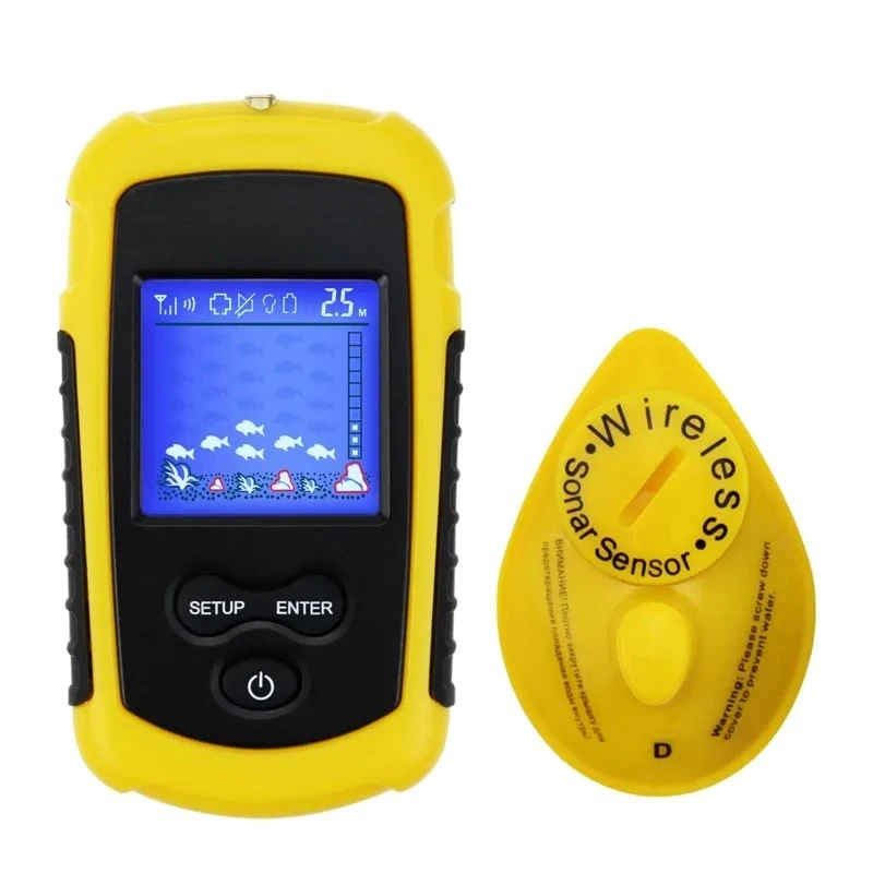 Digital Fishing Detection Equipment Wireless Sonar Sensor Anti-UV LCD Display Fishing Haihe Lake
Digital Fishing Detection Equipment Wireless Sonar Sensor Anti-UV LCD Display Fishing Haihe Lake