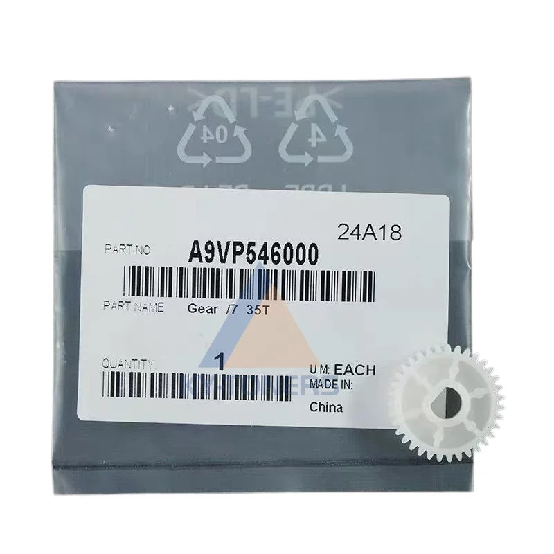 Original A9VP546000 Gear 35T for Konica Minolta AccurioPrint 2100 AccurioPress 4065 4070 4080 Copier Drive Gear 35 Teeth
Original A9VP546000 Gear 35T for Konica Minolta AccurioPrint 2100 AccurioPress 4065 4070 4080 Copier Drive Gear 35 Teeth