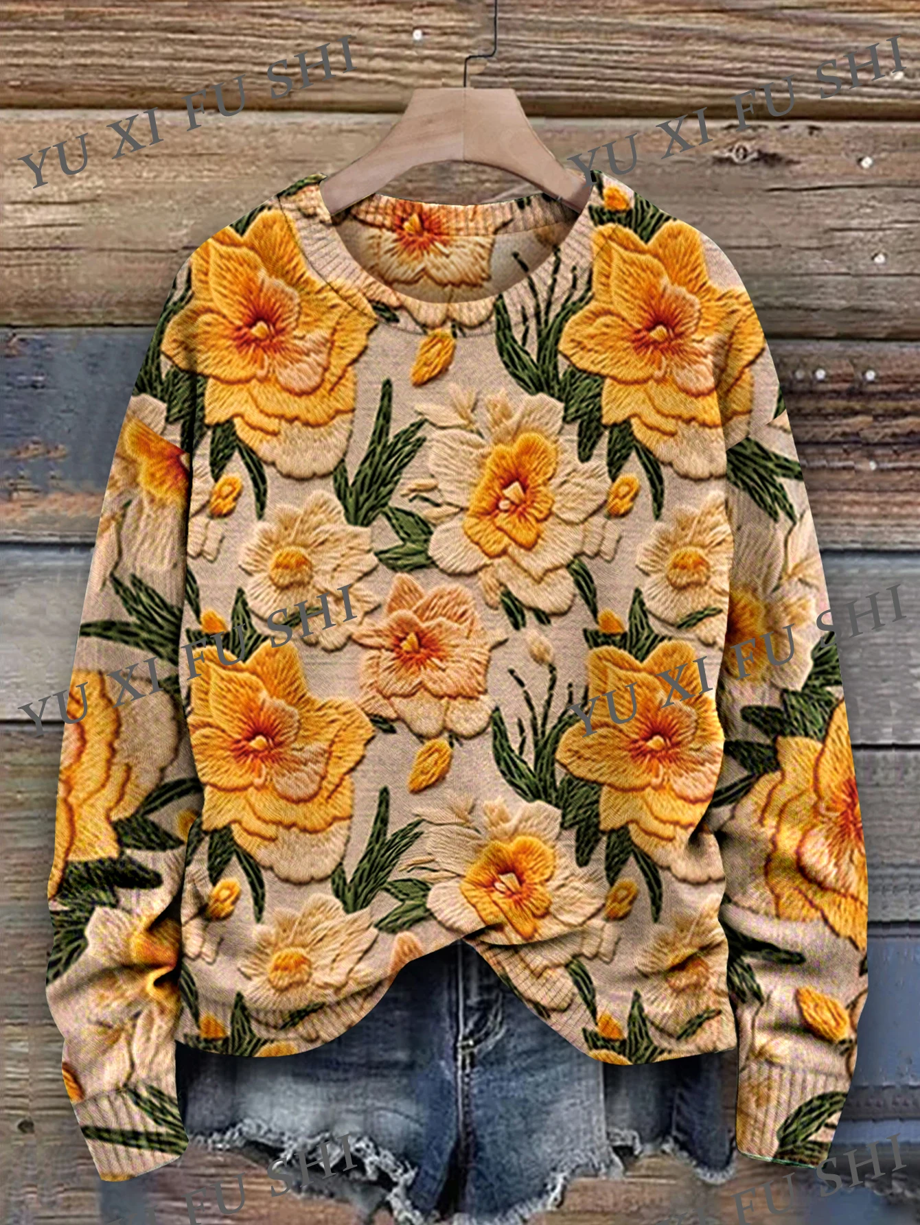 Floral Pattern Digital Printing Sweaters Women Casual O Neck Knitwear Tops 2025 Female Long Sleeve Pullover Sweatshirts Harajuku
Floral Pattern Digital Printing Sweaters Women Casual O Neck Knitwear Tops 2025 Female Long Sleeve Pullover Sweatshirts Harajuku