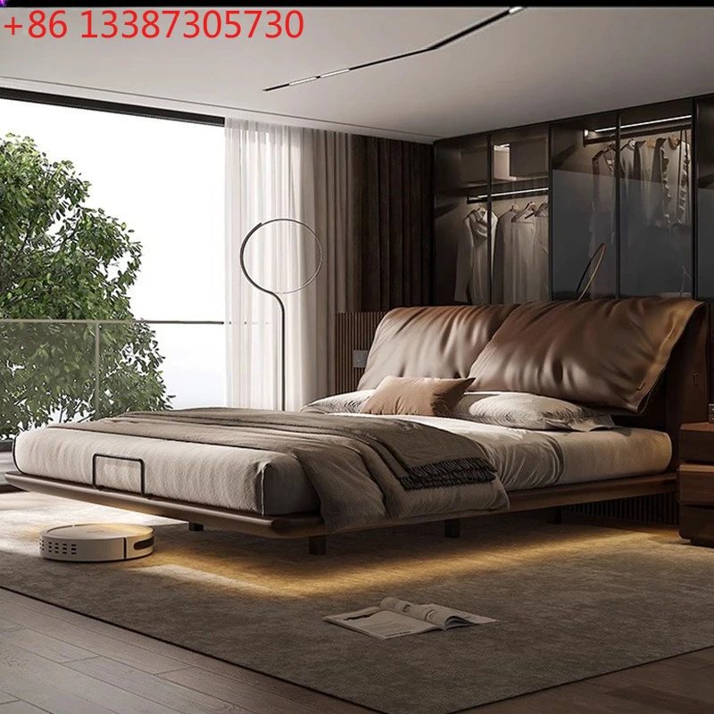 Light luxury modern suspended bed simple master bedroom Italian Internet celebrity soft bag leather bed
Light luxury modern suspended bed simple master bedroom Italian Internet celebrity soft bag leather bed