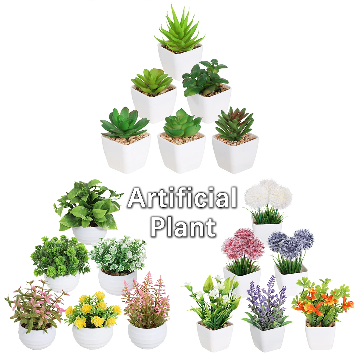 XIYA FLOWER Artificial Potted Plants Artificial Flower Plant With Planter PE & PP Material Green Party Deco Home Deco
XIYA FLOWER Artificial Potted Plants Artificial Flower Plant With Planter PE & PP Material Green Party Deco Home Deco