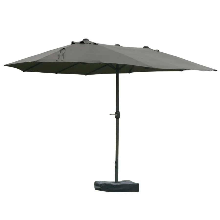 Patio Umbrella 15' Steel Rectangular Outdoor Double Sided Market with base Sun Protection Easy Crank for Deck Pool Patio Dark
Patio Umbrella 15' Steel Rectangular Outdoor Double Sided Market with base Sun Protection Easy Crank for Deck Pool Patio Dark