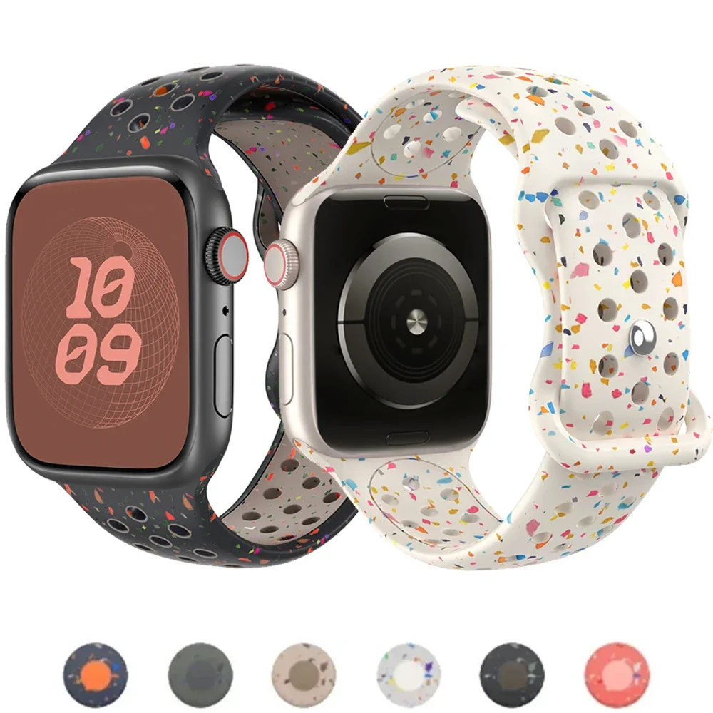 Sport Strap for Apple Watch Band Ultra 2 49mm 44mm 45mm 46 42mm 41mm 40mm Silicone Bracelet Iwatch Series 9 8 7 6 SE 3 10 Correa
Sport Strap for Apple Watch Band Ultra 2 49mm 44mm 45mm 46 42mm 41mm 40mm Silicone Bracelet Iwatch Series 9 8 7 6 SE 3 10 Correa