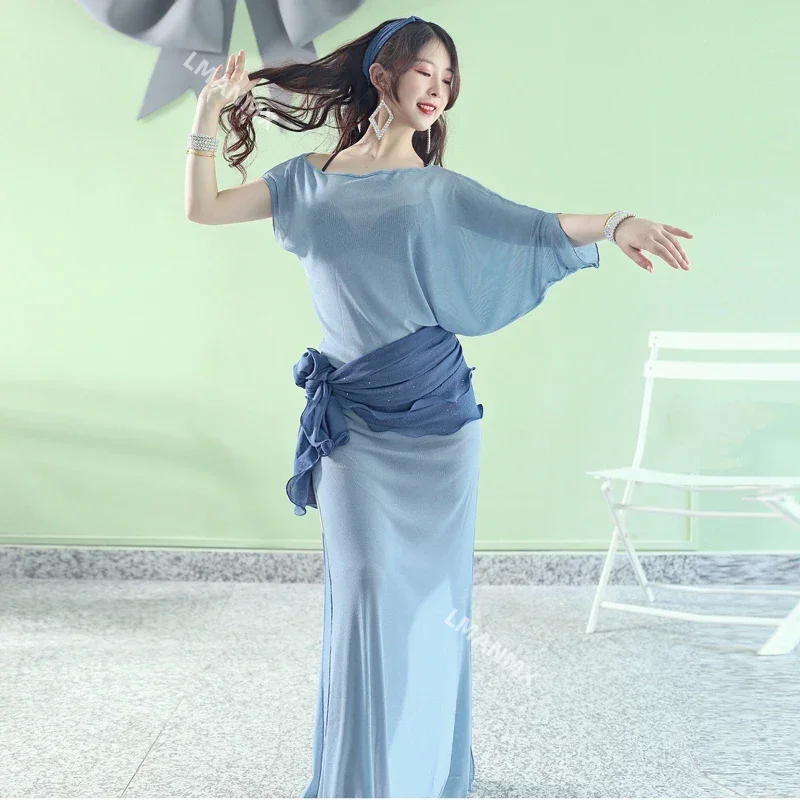 Belly Dance Training Suit for Women Printed Bellydance Practice Robe Clothes Folk Dress Female Oriental Performances Clothing
Belly Dance Training Suit for Women Printed Bellydance Practice Robe Clothes Folk Dress Female Oriental Performances Clothing