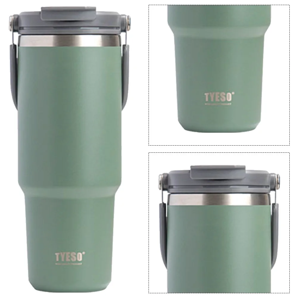 Stainless Steel Bottle Coffee Cup 900ML Double-Layer Insulation Cold and Hot Travel Mug with Straw & Handle Vacuum Flask
Stainless Steel Bottle Coffee Cup 900ML Double-Layer Insulation Cold and Hot Travel Mug with Straw & Handle Vacuum Flask