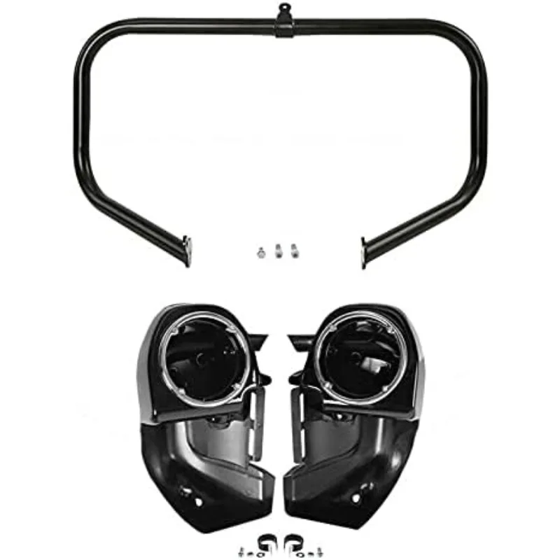 TCMT Highway Engine Guard Crash Bar Lower Vented Leg Fairing Speaker Pods Fit For Touring Road King Road Glide
TCMT Highway Engine Guard Crash Bar Lower Vented Leg Fairing Speaker Pods Fit For Touring Road King Road Glide