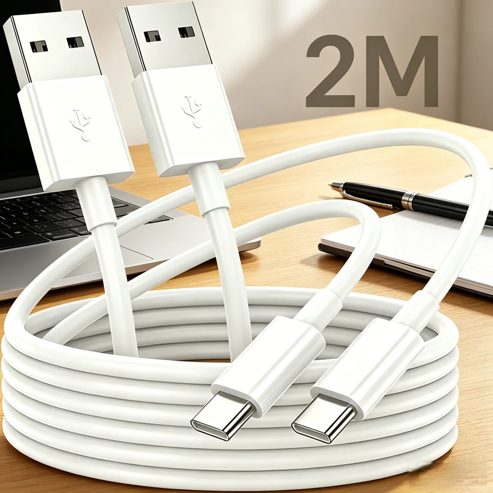 2Pack 2M USB-A to USB C Fast Charging Cord,Type C Data Transfer Cable,Car Use for Phones & All Smart Electronic Devices
2Pack 2M USB-A to USB C Fast Charging Cord,Type C Data Transfer Cable,Car Use for Phones & All Smart Electronic Devices