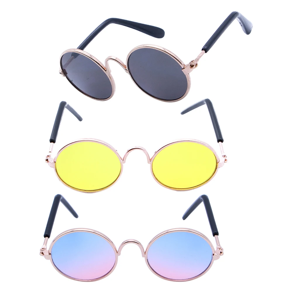 3 Pcs Glasses Dog Accessories Sunglasses for Dog Sunglasses Cats Small Puppy Eyeglasses Lightweight Durable Fashionable
3 Pcs Glasses Dog Accessories Sunglasses for Dog Sunglasses Cats Small Puppy Eyeglasses Lightweight Durable Fashionable
