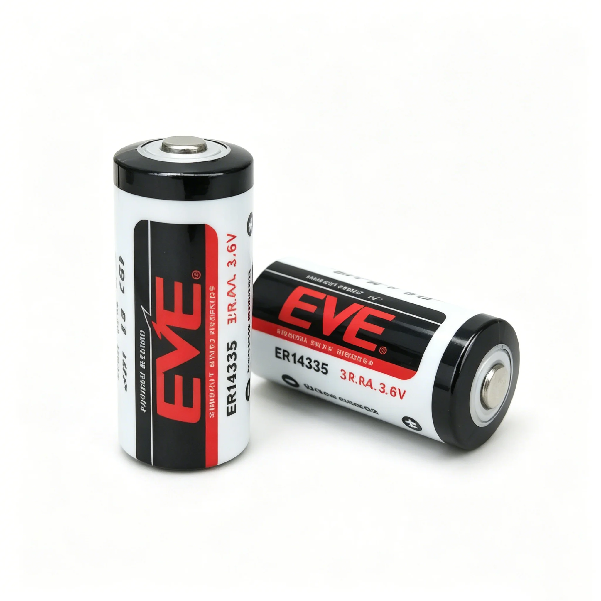 EVE ER14335 3.6V 2/3AA 1650mAh 3.6V primary lithium battery for gas detector PLC servo encoder
EVE ER14335 3.6V 2/3AA 1650mAh 3.6V primary lithium battery for gas detector PLC servo encoder