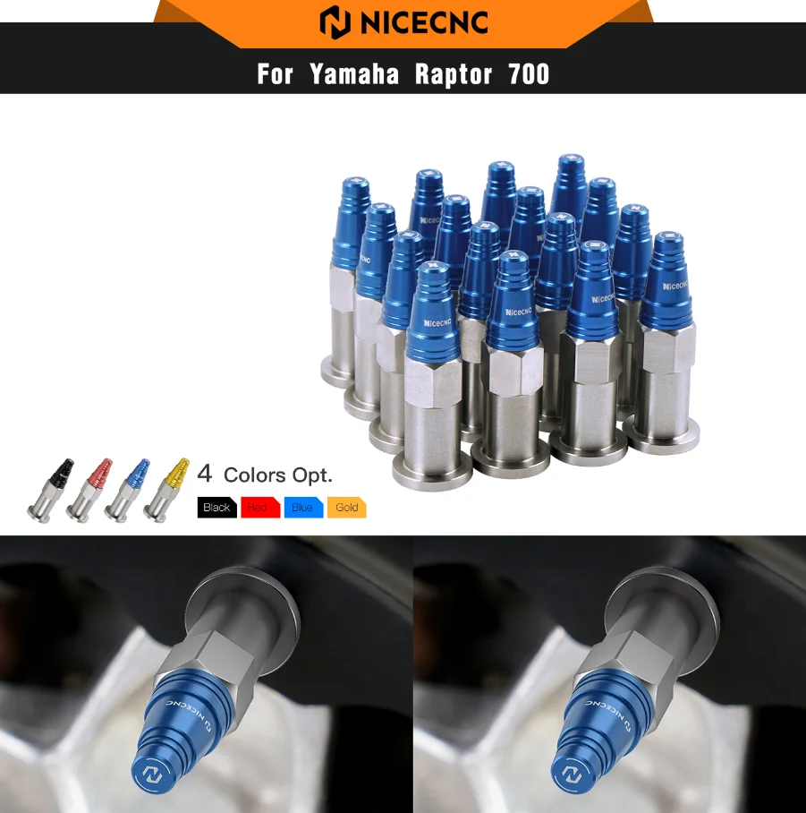 16PCS ATV Wheel Lug Nuts for Yamaha Raptor 700 90 Banshee Warrior 350 YFZ450 YFZ450R for Can-Am Maverick 1000R Commander 800
16PCS ATV Wheel Lug Nuts for Yamaha Raptor 700 90 Banshee Warrior 350 YFZ450 YFZ450R for Can-Am Maverick 1000R Commander 800