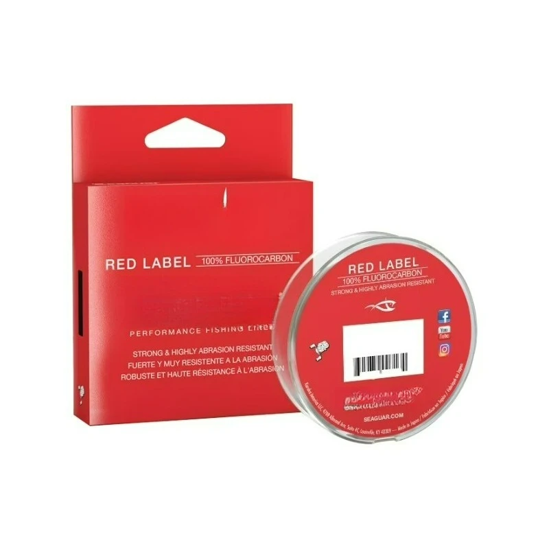 Red Label 100% Fluorocarbon Fishing Line 8lbs, 200yds Break Strength/Length - 08RM250
Red Label 100% Fluorocarbon Fishing Line 8lbs, 200yds Break Strength/Length - 08RM250