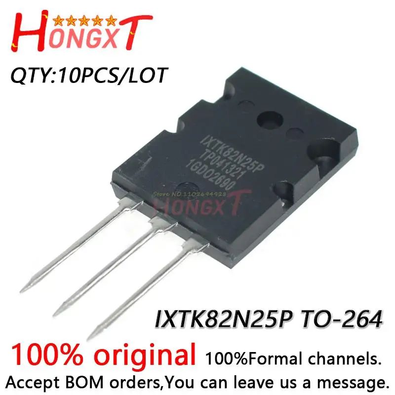 10 шт. 100% новый оригинальный IXTK82N25P IXTK82N25 82N25 TO-264 МОП-транзистор высокой мощности 82А 250 В.
10 шт. 100% новый оригинальный IXTK82N25P IXTK82N25 82N25 TO-264 МОП-транзистор высокой мощности 82А 250 В.