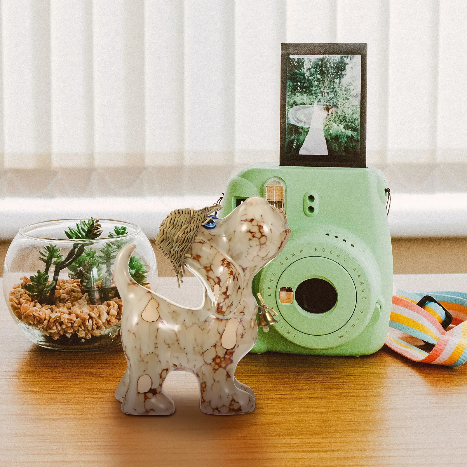 Straw Hat Dalmatian Ceramic Puppy Desktop Decoration Tabletop Dog Ornament Spotted Dog Craft Home Gift Ornament
Straw Hat Dalmatian Ceramic Puppy Desktop Decoration Tabletop Dog Ornament Spotted Dog Craft Home Gift Ornament