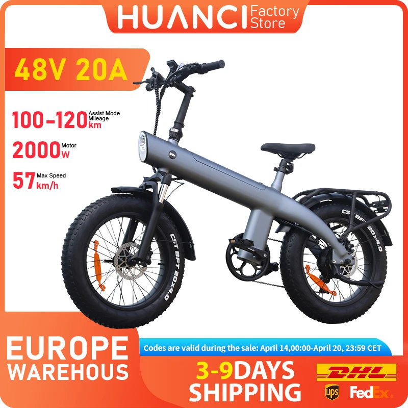 HUANCI Q3 Mountain Electric bicycle 2000W Adult electric bike 48V 20AH City e bike Off-Road ebike
HUANCI Q3 Mountain Electric bicycle 2000W Adult electric bike 48V 20AH City e bike Off-Road ebike
