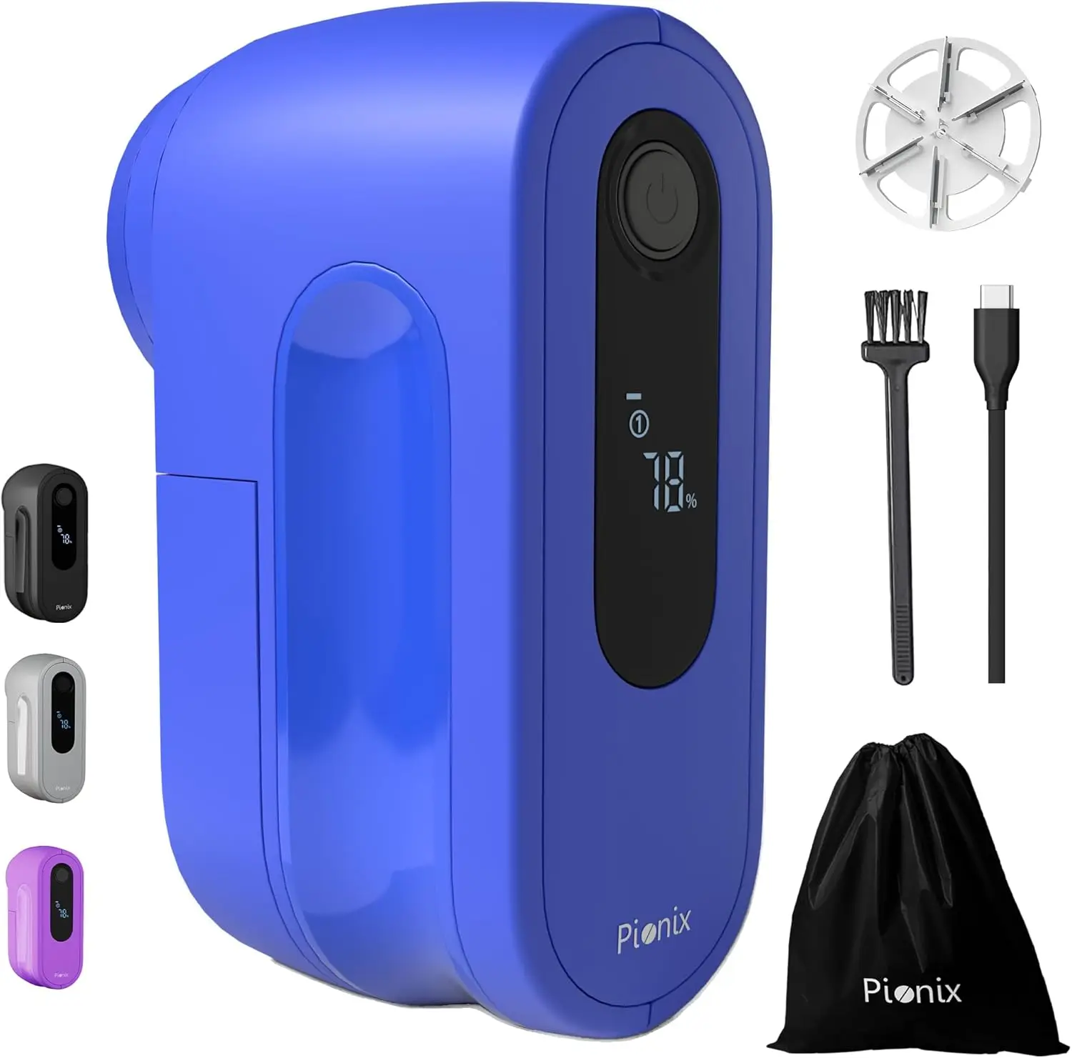 Cordless Fabric Shaver, Rechargeable Lint Remover for Clothes, 2000mAh Battery, 3-Speed, LED Display
Cordless Fabric Shaver, Rechargeable Lint Remover for Clothes, 2000mAh Battery, 3-Speed, LED Display