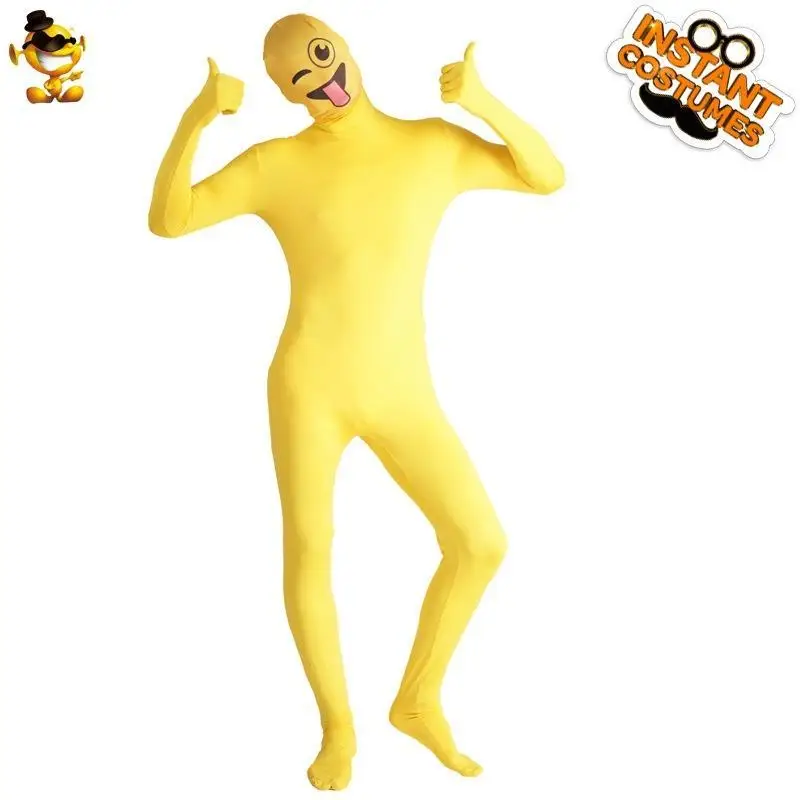 Adult loween Invisible Yellow Emotion Jumpsuit Costume Funny ex Par Outfit One-Piece Suit for Men And Women
Adult loween Invisible Yellow Emotion Jumpsuit Costume Funny ex Par Outfit One-Piece Suit for Men And Women