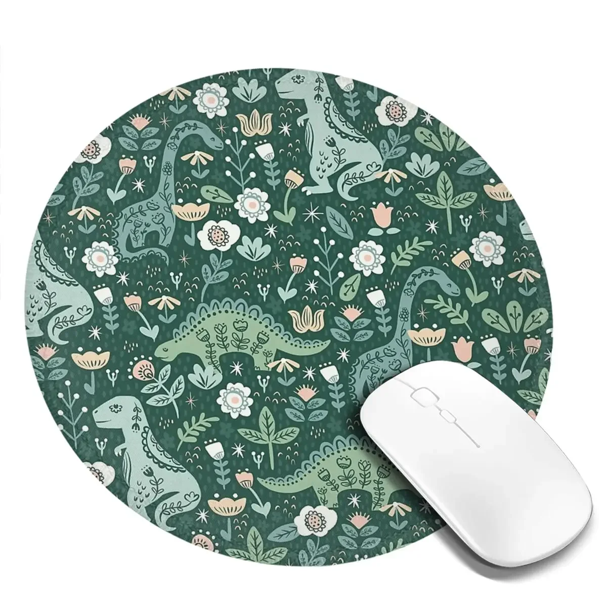 Folk Floral Dinosaur Round Mouse Pad Computer Keyboard Mouse Mat Gaming Laptop Desk Mat Office Accessories Table Mats
Folk Floral Dinosaur Round Mouse Pad Computer Keyboard Mouse Mat Gaming Laptop Desk Mat Office Accessories Table Mats