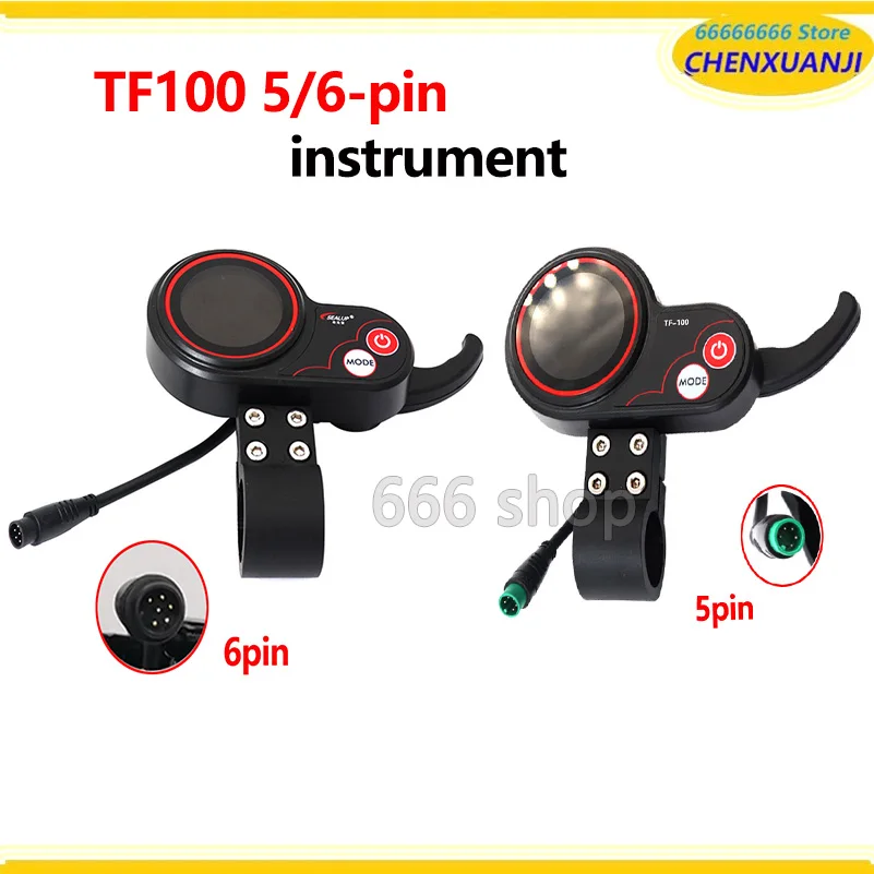 TF‑100 Instrument Display Panel With USB Charging 5/6 Pin Communication Speedometer For KUGOO M4 Electric Scooter Kickscooter
TF‑100 Instrument Display Panel With USB Charging 5/6 Pin Communication Speedometer For KUGOO M4 Electric Scooter Kickscooter