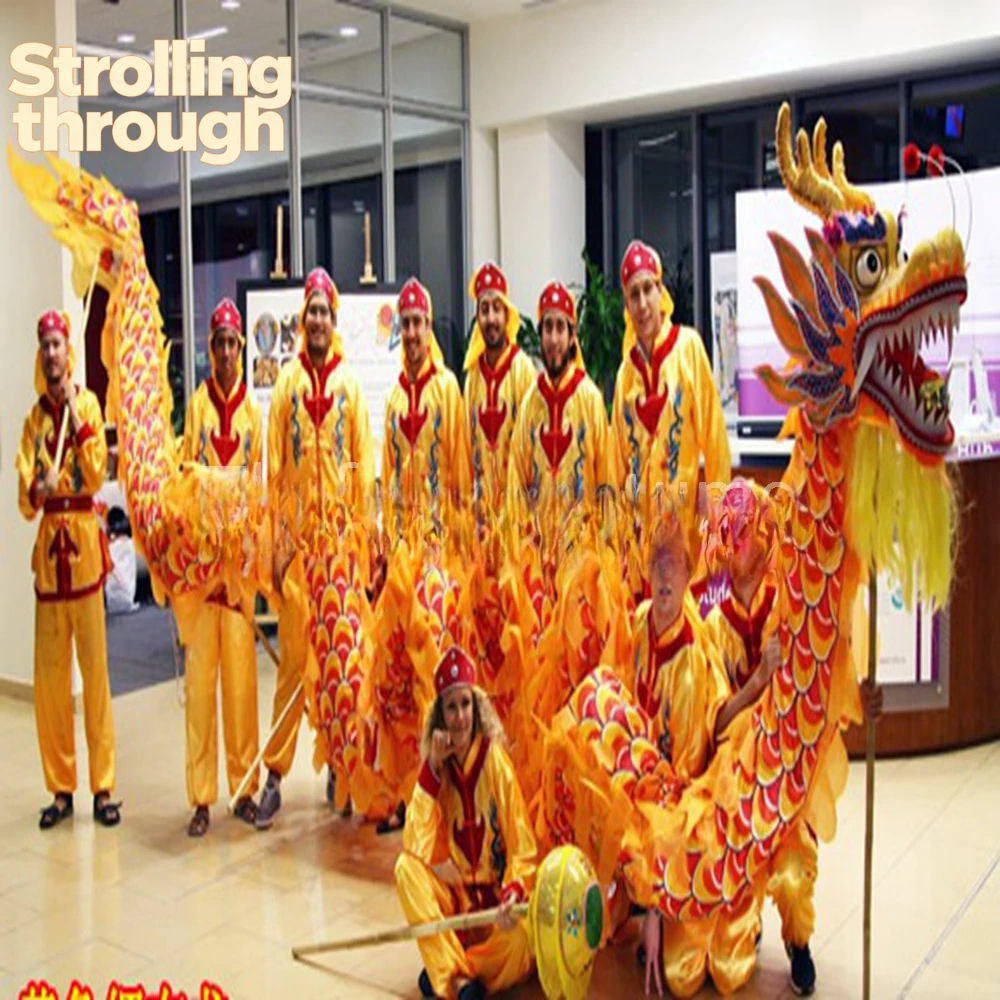 13m DRAGON DANCE Props Costume Student Size CHINESE Traditional Intangible Cultural Heritage Party Decoration Silk Folk Festival
13m DRAGON DANCE Props Costume Student Size CHINESE Traditional Intangible Cultural Heritage Party Decoration Silk Folk Festival