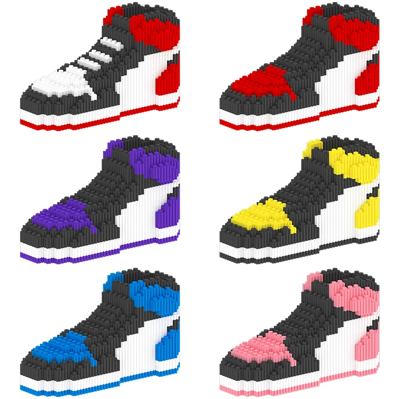 Mini Basketball Shoes Building Block Sneakers Model Bricks Toys DIY Assembly Toys Gifts For Boys Kids Backpack Bag Pendant
Mini Basketball Shoes Building Block Sneakers Model Bricks Toys DIY Assembly Toys Gifts For Boys Kids Backpack Bag Pendant