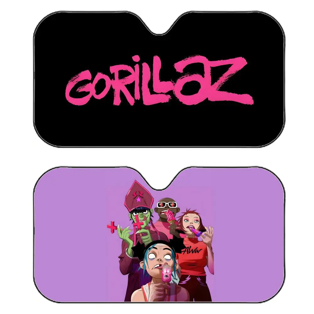 Fashion Casual Virtual G-Gorillaz Sun Visor Reflective Car Windshield Sun Visor Anti-UV Heat Insulation Reusable Sun Shade
Fashion Casual Virtual G-Gorillaz Sun Visor Reflective Car Windshield Sun Visor Anti-UV Heat Insulation Reusable Sun Shade