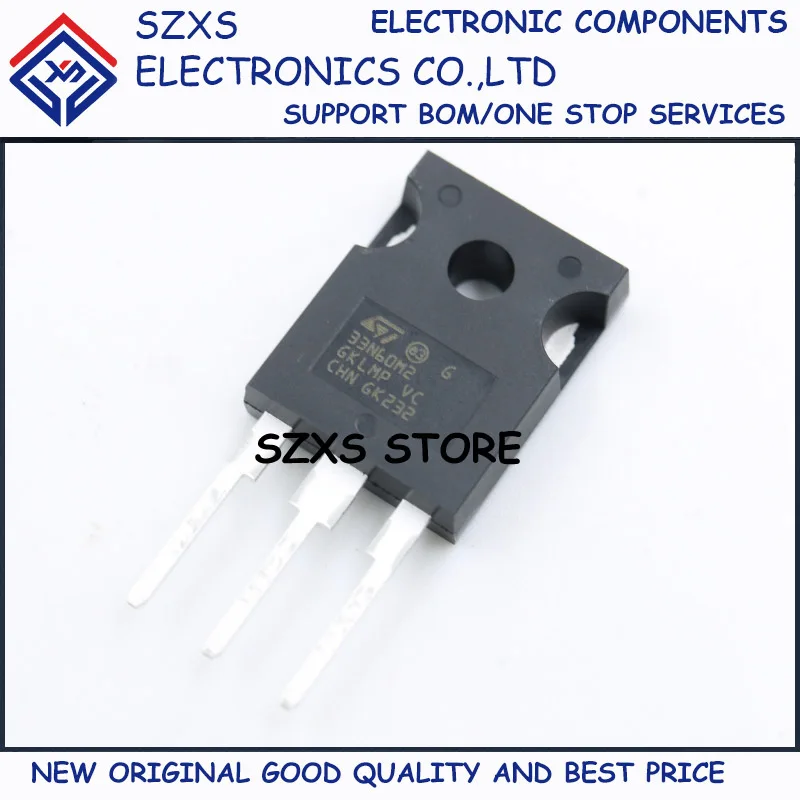New Original 5Pcs 33N60M2 STW33N60M2 TO-247 26A 650V MOSFET Field Effect Transistor In Stock Electronic Components Good Quality
New Original 5Pcs 33N60M2 STW33N60M2 TO-247 26A 650V MOSFET Field Effect Transistor In Stock Electronic Components Good Quality